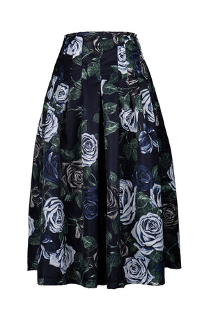 Zeller Skirt #2 Midi Length Poliamide Taffta (Charlotte Rose Dark)
