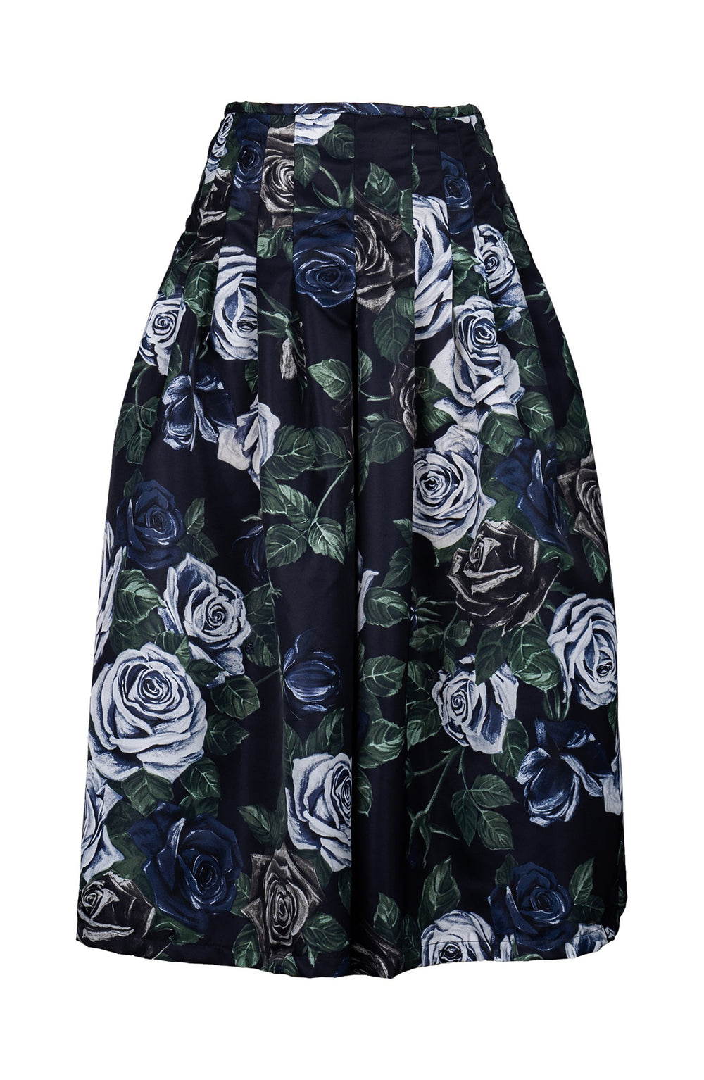 Zeller Skirt #2 Midi Length Poliamide Taffta (Charlotte Rose Dark)