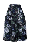 Zeller Skirt #2 Midi Length Poliamide Taffta (Charlotte Rose Dark)