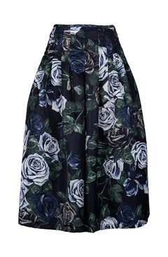 Zeller Skirt #2 Midi Length Poliamide Taffta (Charlotte Rose Dark)
