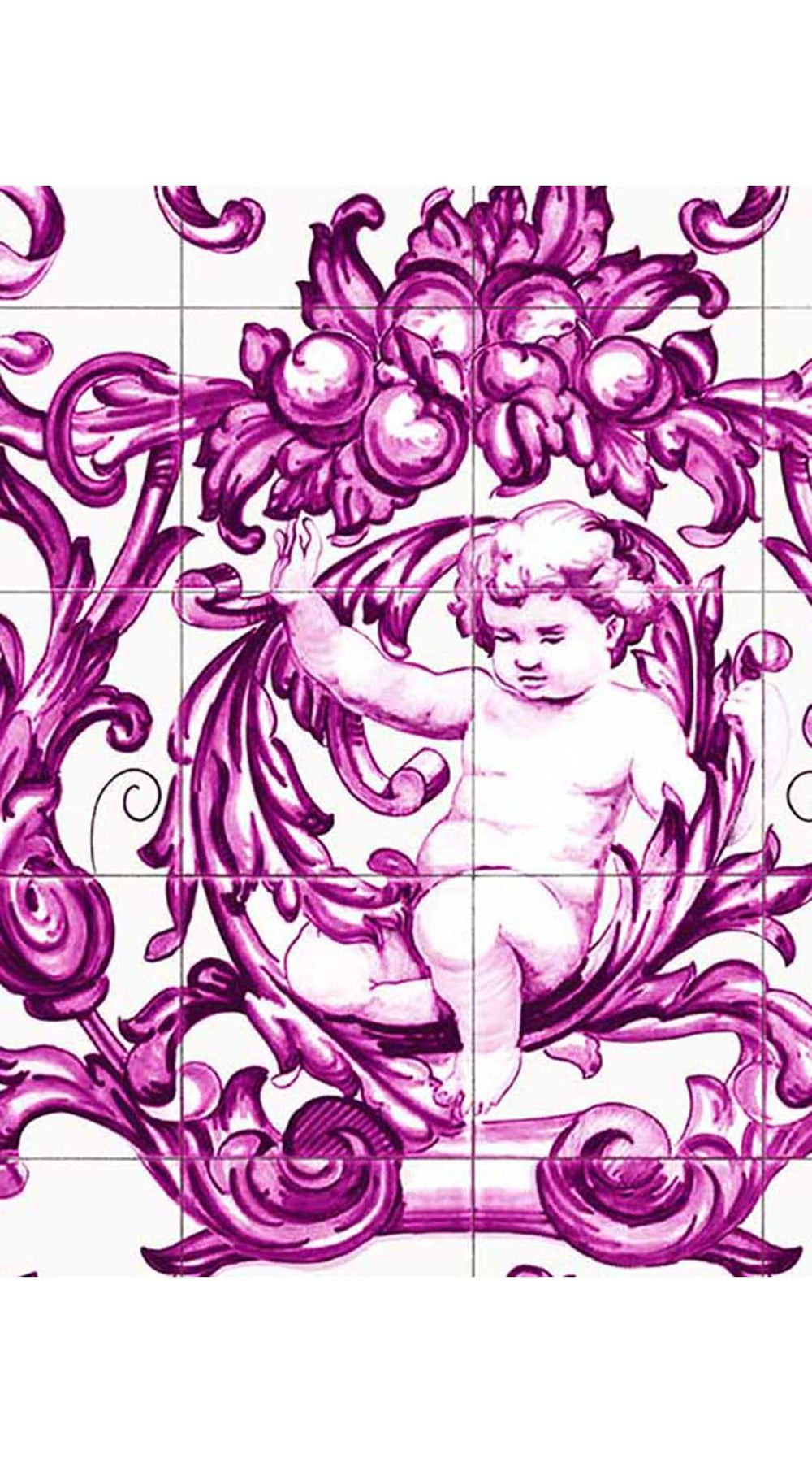 Aster Dress Shirt Collar 1/2 Sleeve Midi Length Cotton Musola (Cherub Tile)