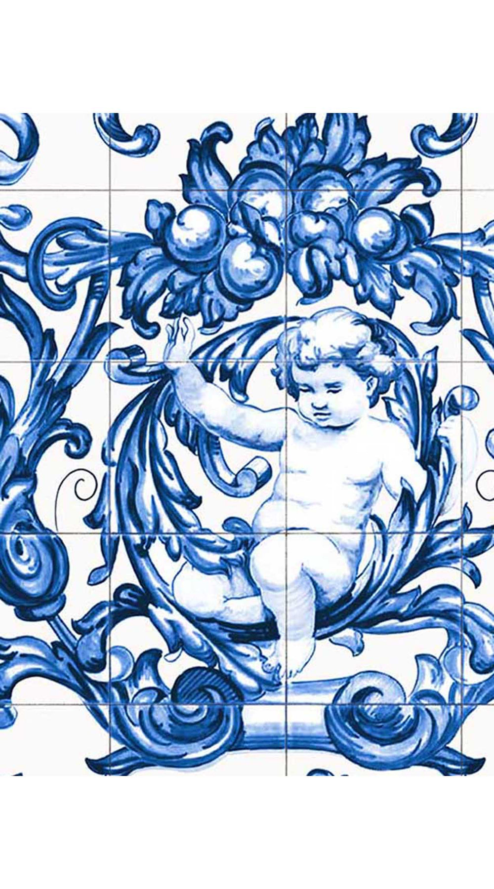 Laurent Dress Shirt Collar 1/2 Sleeve Long Length Poplin (Cherub Tile)