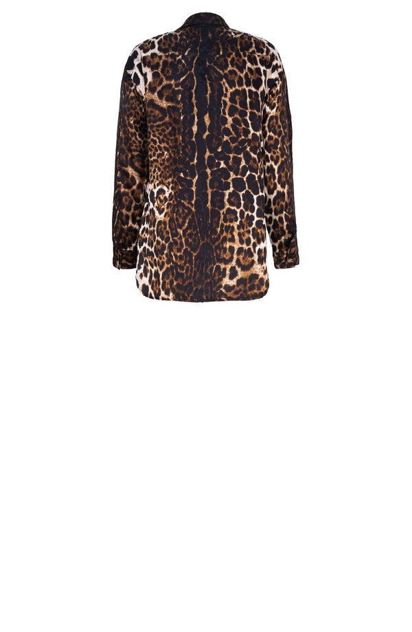 Nova Shirt Silk Twill (Colombo Leopard)