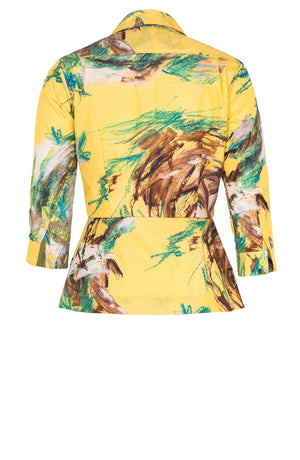 Dianne Shirt Poliamide Taffta (Crayon Flower)