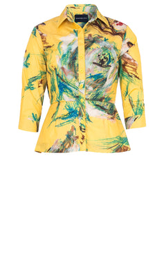 Dianne Shirt Poliamide Taffta (Crayon Flower)