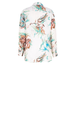 Nova Shirt Silk Twill (Crayon Flower)