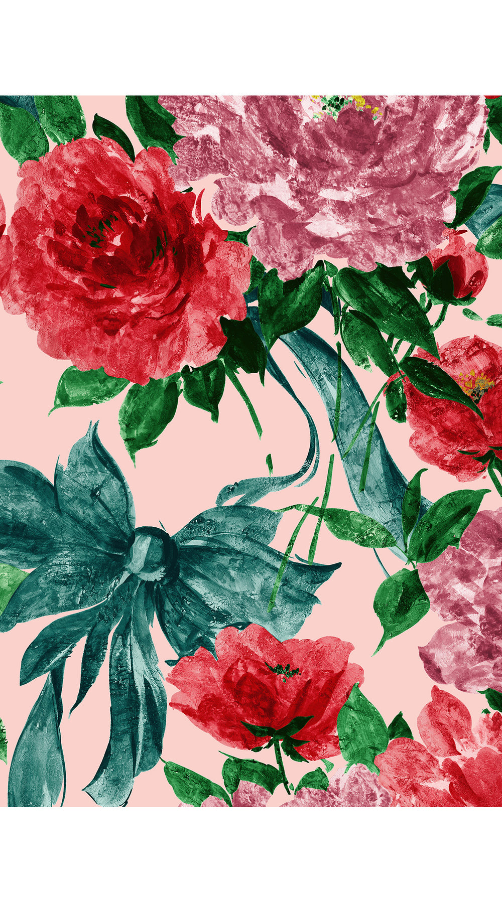 Terry Dress Shirt Collar 3/4 Sleeve Midi Plus Length Poliamide Taffta (Darby Rose Pastel)