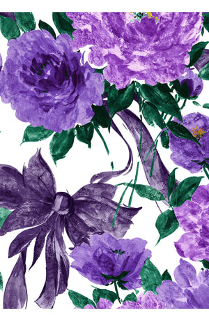 Aster Dress Boat Neck Sleeveless Midi Length Cotton Musola (Darby Rose White)