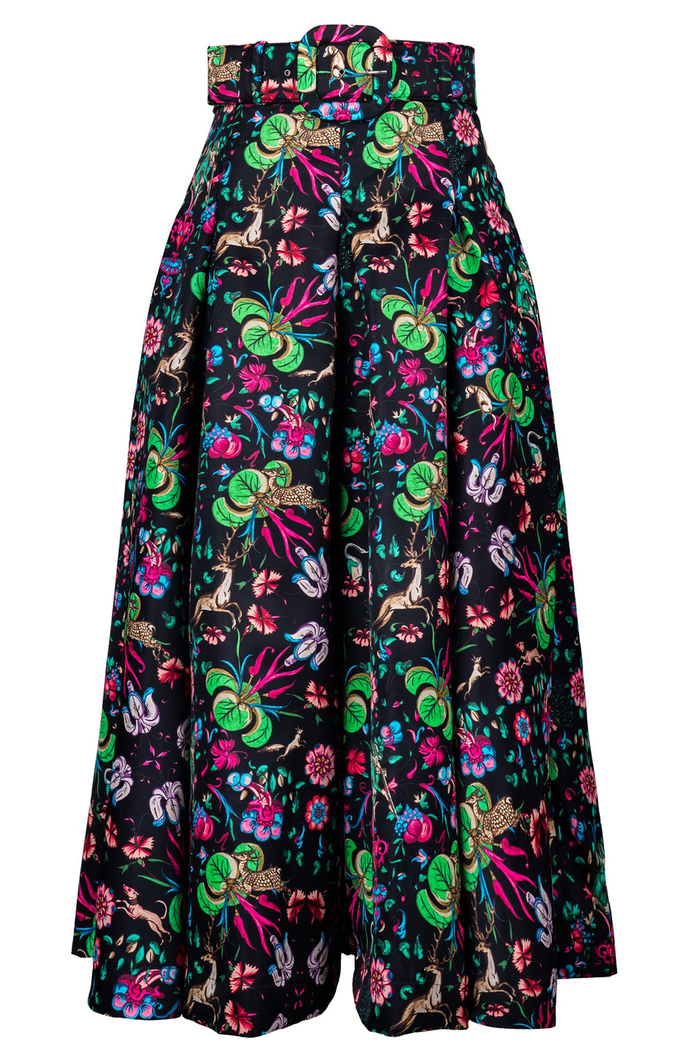 Diane Skirt Midi Plus Length Poliamide Taffta (Deer Stalker)