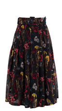 Zeller Skirt Midi Length Wool(Delanica Flower) @3 M-XL
