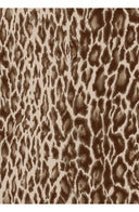 Audrey Dress #1 Shirt Collar 3/4 Sleeve Long Length Cotton Stretch (Dior Leopard Dark)
