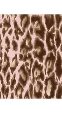 Audrey Dress #4 Shirt Collar 3/4 Sleeve Long +3 Length Cotton Musola (Dior Leopard)