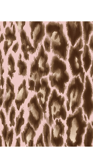 Audrey Dress #4 Shirt Collar 3/4 Sleeve Long +3 Length Cotton Musola (Dior Leopard)