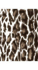 Audrey Dress #4 Shirt Collar 3/4 Sleeve Long +3 Length Cotton Musola (Dior Leopard)