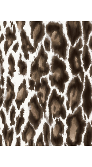 Audrey Dress #4 Shirt Collar 3/4 Sleeve Long +3 Length Cotton Musola (Dior Leopard)