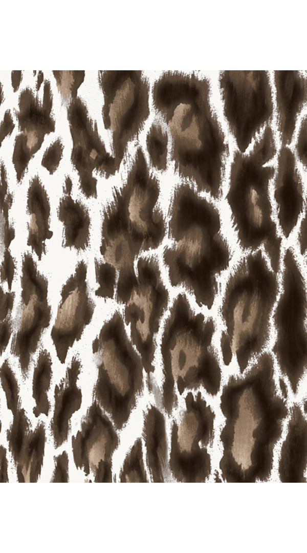 Audrey Dress #4 Shirt Collar 3/4 Sleeve Long +3 Length Cotton Musola (Dior Leopard)