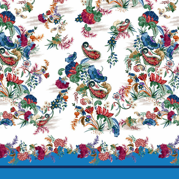 [Create Your Own] Cotton Stretch (Eastern Paisley Flower)