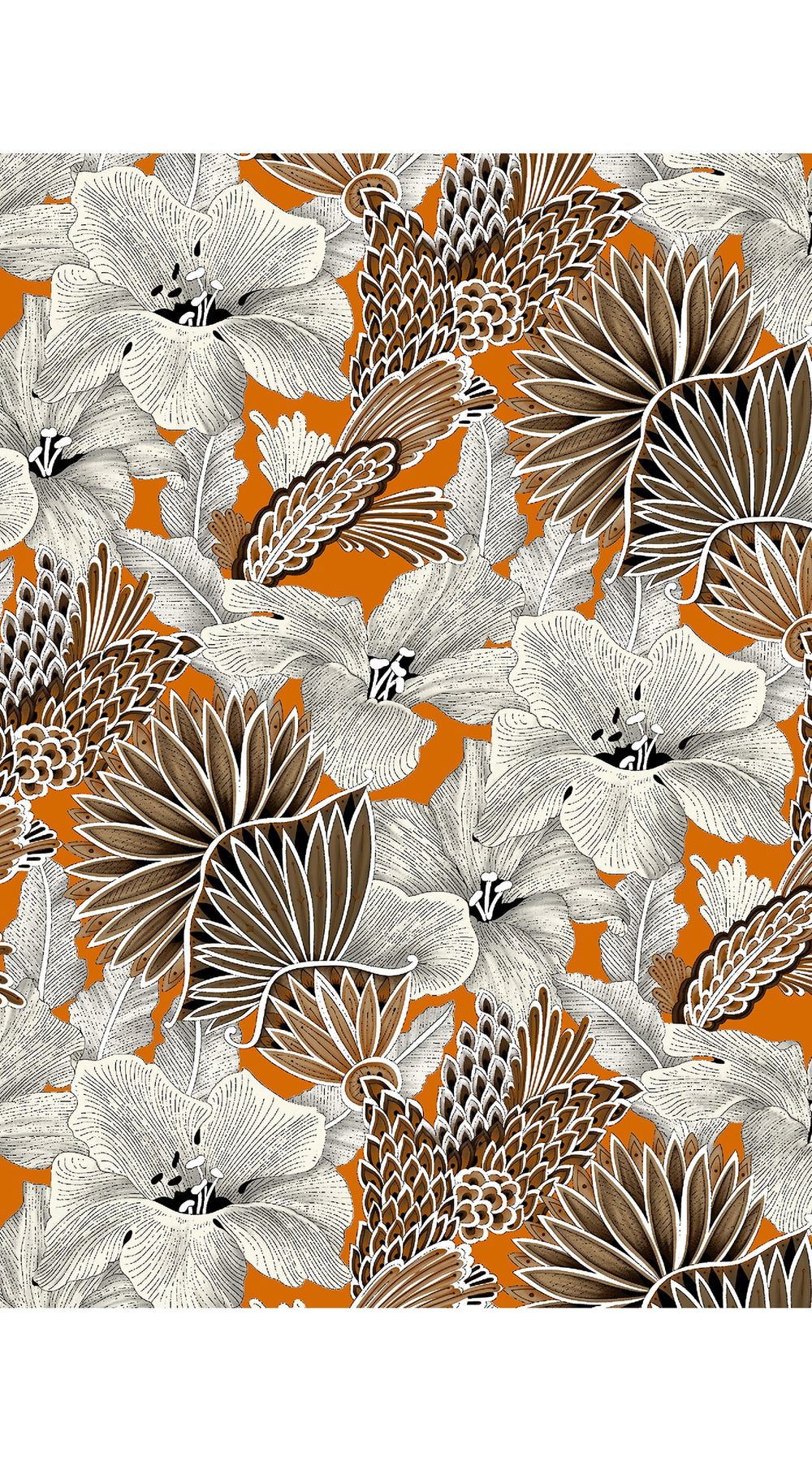 Audrey Dress #1 Shirt Collar 3/4 Sleeve Regular Length Cotton Stretch (Eching Magnolia)