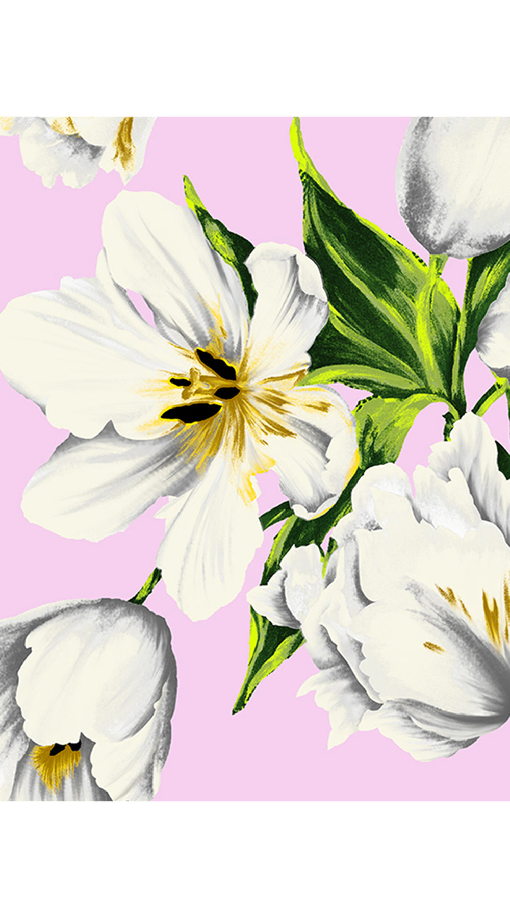 Aster Dress Round Neck Sleeveless Midi Length Cotton Musola (Emperor Tulip Pastel)