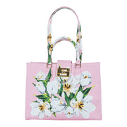 Audrey Tote_Medium_Emperor Tulip Pastel_Soft Pink