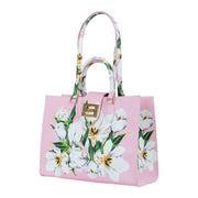 Audrey Tote_Medium_Emperor Tulip Pastel_Soft Pink