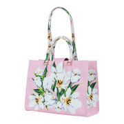 Audrey Tote_Medium_Emperor Tulip Pastel_Soft Pink