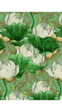 Aster Dress Shirt Collar 3/4 Sleeve Midi Length Poliamide Taffta (Ethereal Botanic)