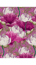 Aster Dress Shirt Collar 3/4 Sleeve Midi Length Poliamide Taffta (Ethereal Botanic)