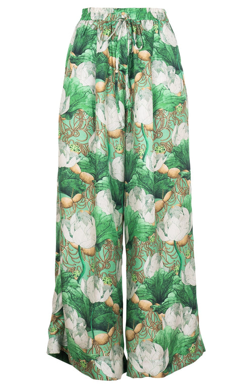 Nova Pants Silk Twill (Ethereal Botanic)
