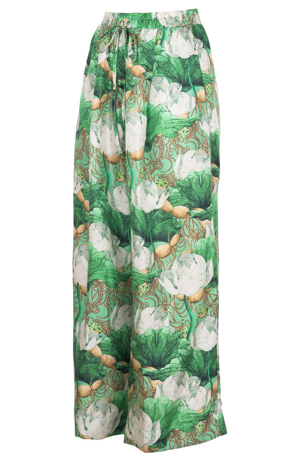 Nova Pants Silk Twill (Ethereal Botanic)