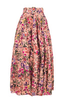 Aster Skirt #1 with Belt Ankle Length Cotton Musola  (Fairy Tail Flower)