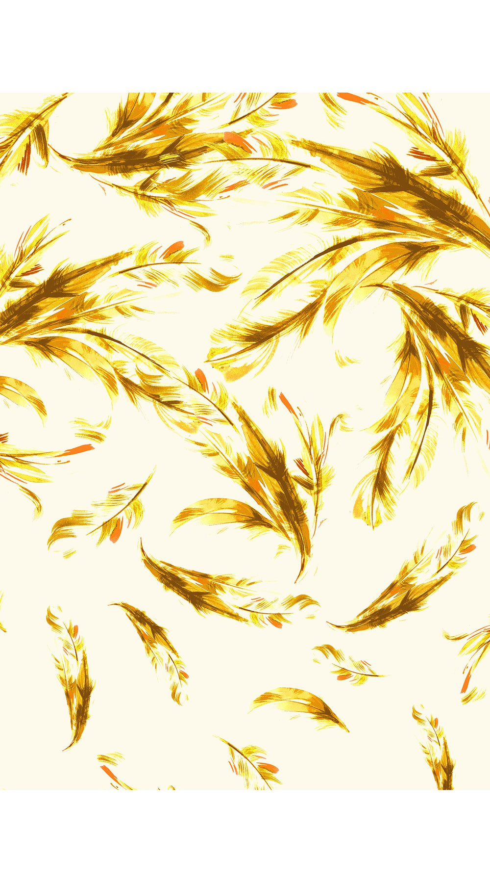 Audrey Dress #1 Shirt Collar 3/4 Sleeve Long Length Cotton Stretch (Feather Cascade Mid Pastel)