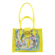 Audrey Tote_Medium_Feather Fancy_Yellow