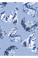 Amber Dress Shirt Collar 3/4 Sleeve Midi Length Poliamide Taffta (Feather Lightness Pastel)