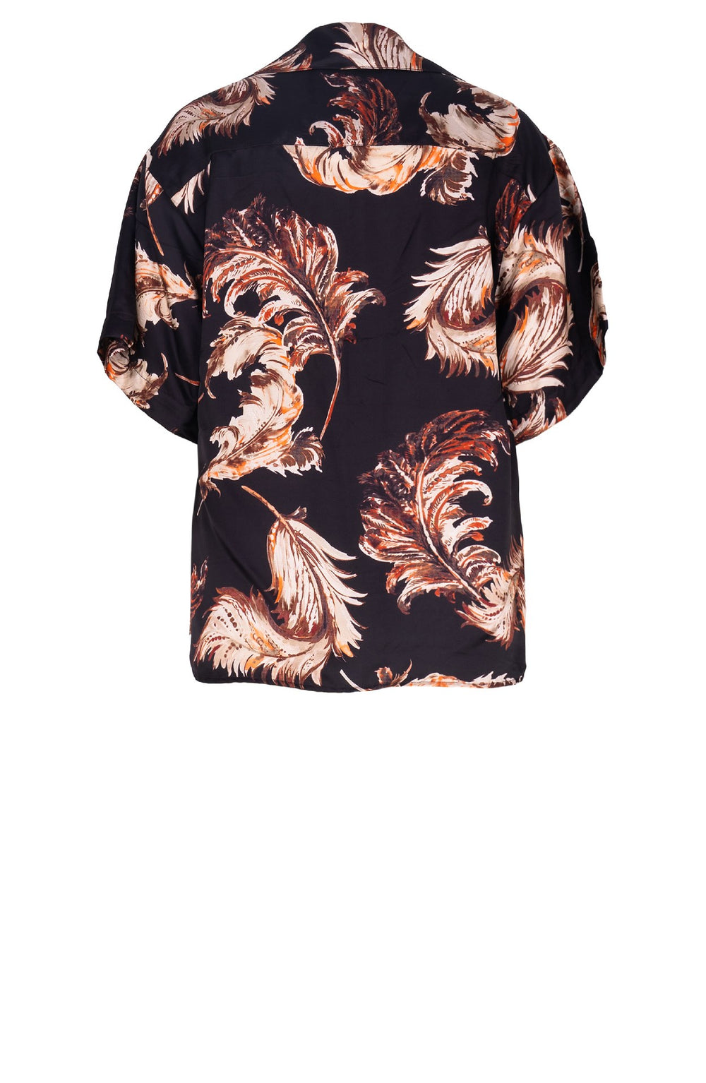Leah Shirt Silk Twill (Feather Lightness Dark)
