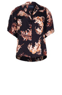 Leah Shirt Silk Twill (Feather Lightness Dark)