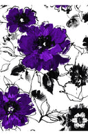 Abelia Dress U Neck Sleeveless Midi Length Cotton Stretch (Fiori D'este)