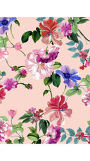 Laurent Dress Shirt Collar 3/4 Sleeve Long Length Cotton Stretch (Fiori Florance)