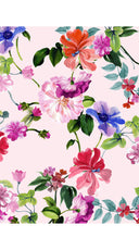 Laurent Dress Shirt Collar 3/4 Sleeve Long Length Cotton Stretch (Fiori Florance)