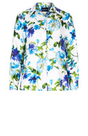 Pajama Shirt Silk Twill (Fiori Florance)