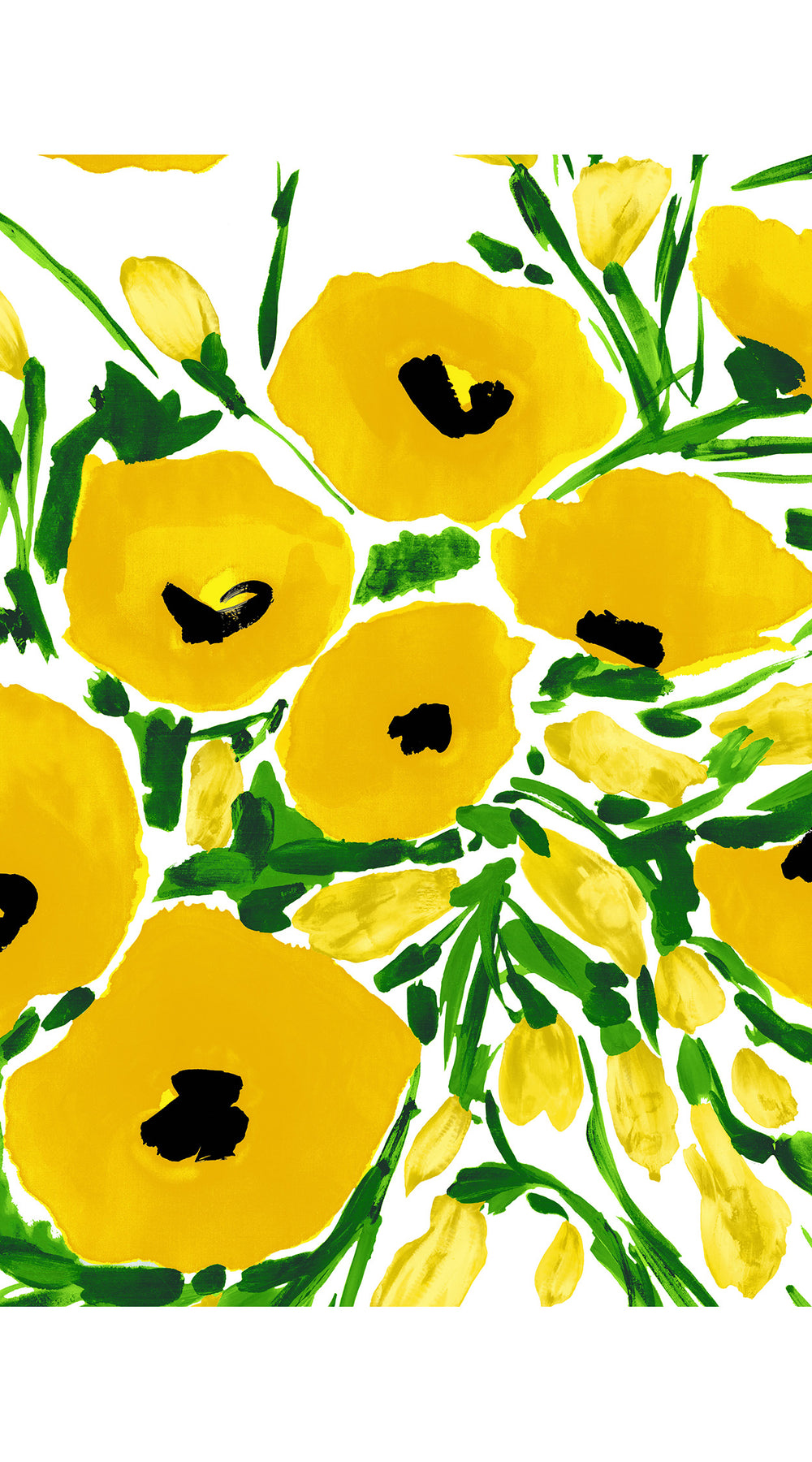 Audrey Dress #6 Shirt Collar 3/4 Sleeve Midi Plus Length Cotton Musola (Fiori Poppy Big White)