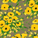[Create Your Own] Cotton Musola (Fiori Poppy Big Pastel)