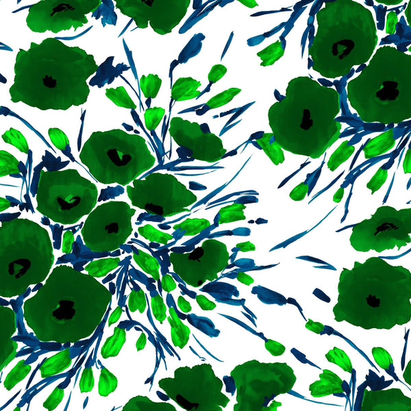 [Create Your Own] Cotton Stretch (Fiori Poppy Big White)