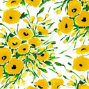 [Create Your Own] Cotton Stretch (Fiori Poppy Big White)