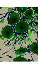 Leah Shirt & Leah Pants Silk Twill (Fiori Poppy Dark)