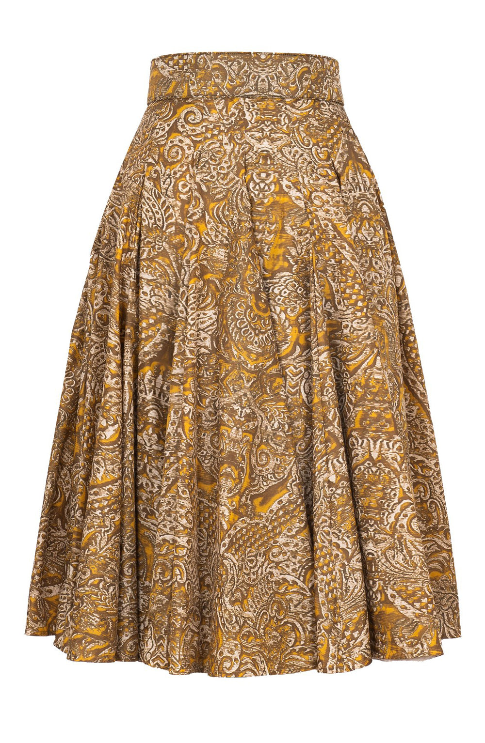 Samantha Skirt Midi Length Poliamide Taffta (Fortuny Velvet)