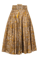 Samantha Skirt Midi Length Poliamide Taffta (Fortuny Velvet)