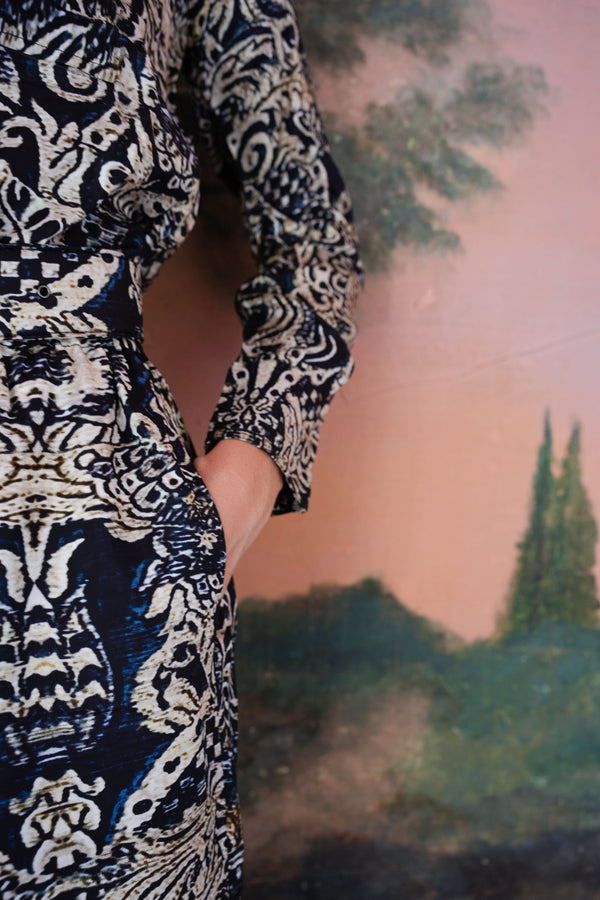 Pajama Shirt & Pajama Pants Silk Twill (Fortuny)