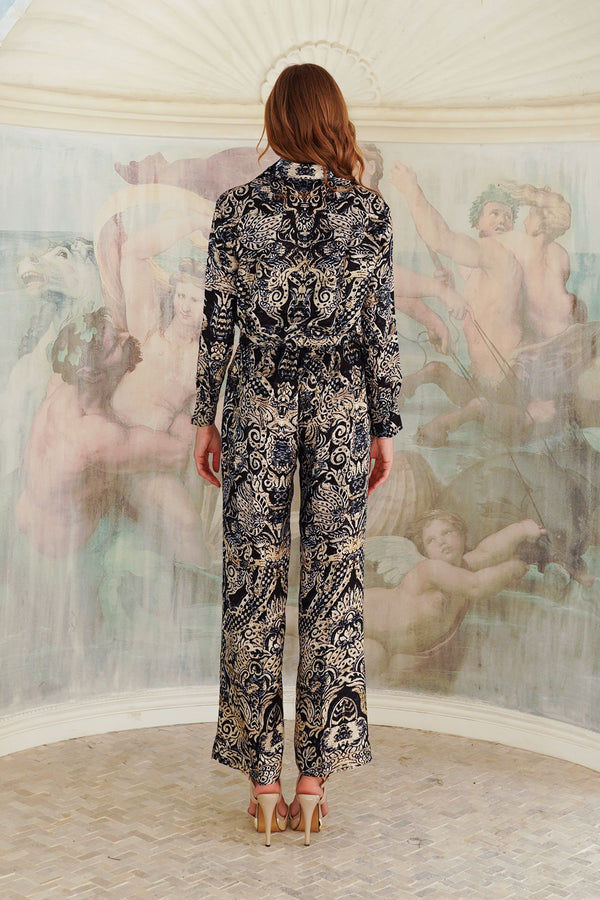 Pajama Shirt & Pajama Pants Silk Twill (Fortuny)