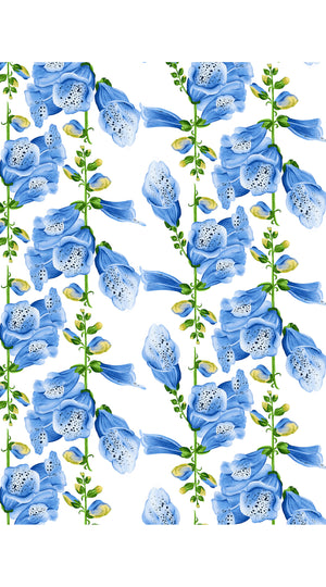 Pants Silk (Fox Glove Flower Small White)